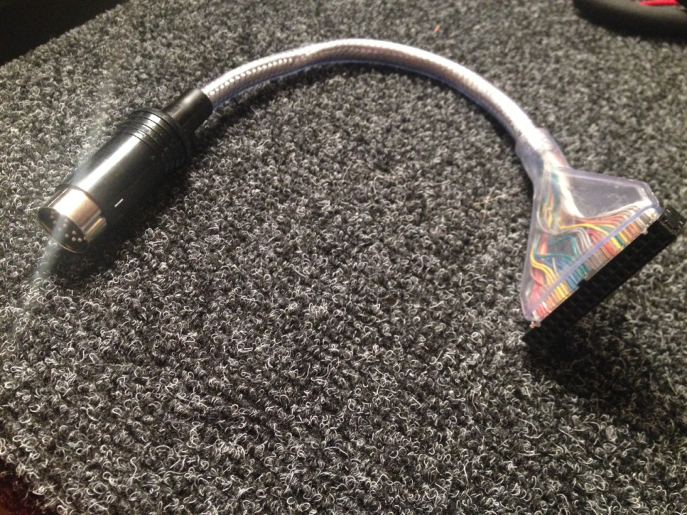 Atari ST external floppy cable to HxC (or a standard 3.5" drive) • OLD